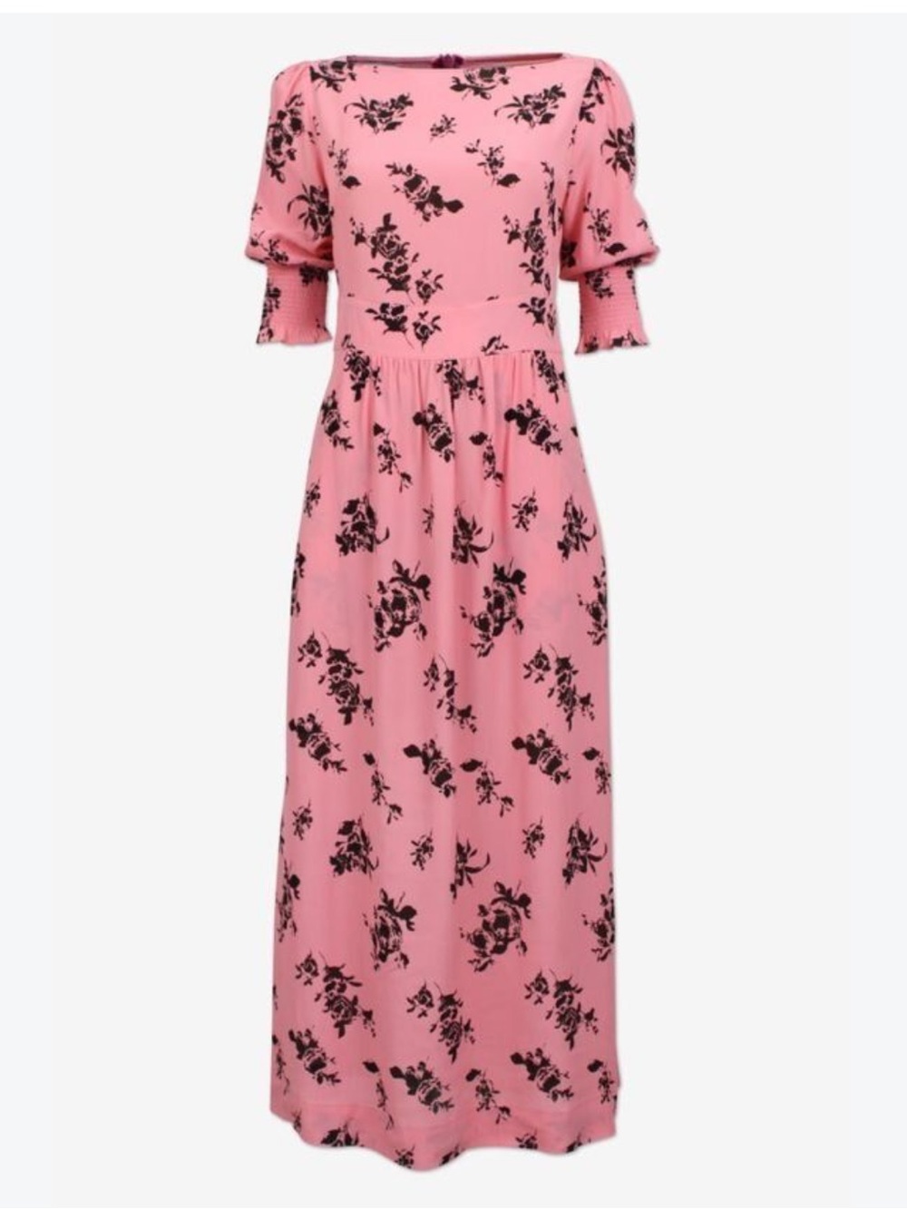 Baum und Pferdgarten Aiden Pink Black Floral Dress US 2
